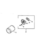 Engine, oil filter, mv18s/58560