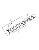 Engine, piston & rod, mv18s/58560