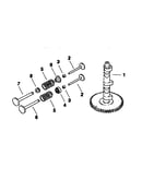 Eng, camshaft&valves, mv18s/58560
