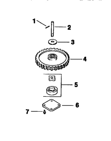 Engine, oil pump, mv18s/58560