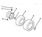 Craftsman 917250480 wheel and tire diagram