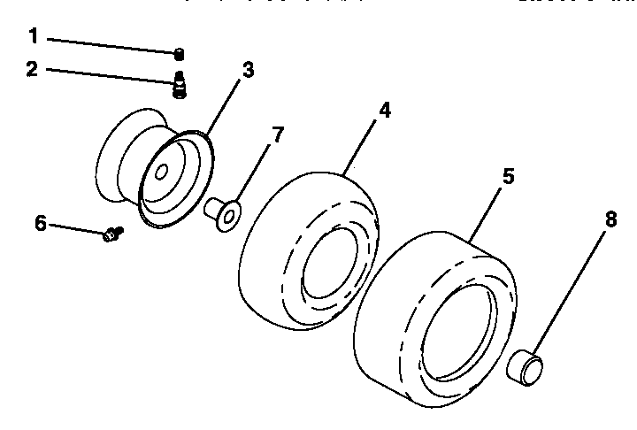 Wheel and tire