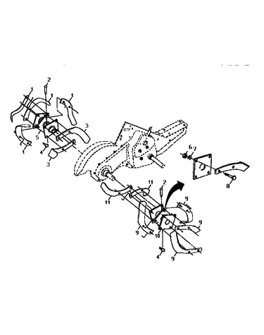 Tine assembly