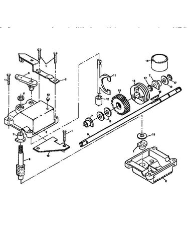 Gear case assembly 702511