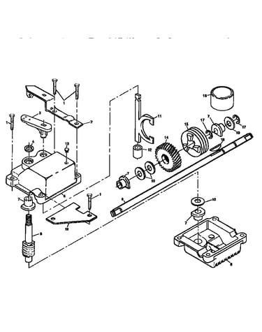 Gear case assembly 702511
