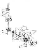 Brake,clutch,gearcase,motor&pump