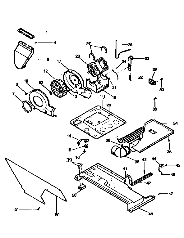 Blower and base