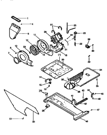 Blower and base