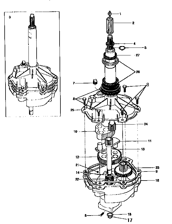 Gearcase/transmission