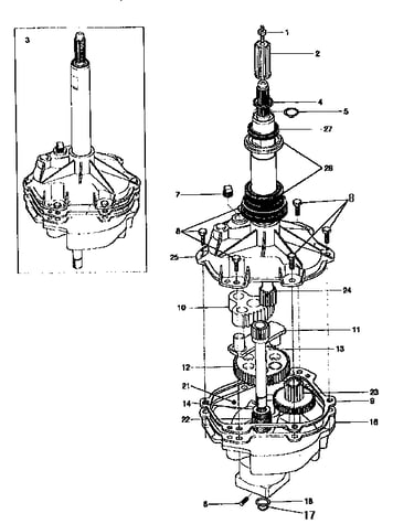 Gearcase/transmission