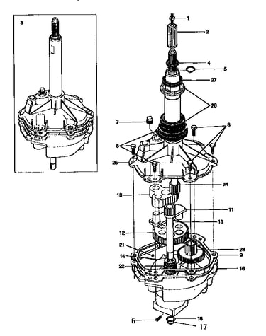 Gearcase/transmission