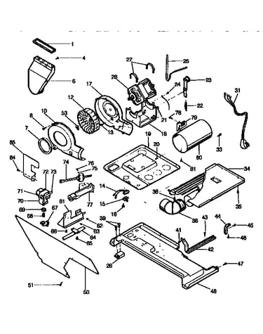 Blower and base