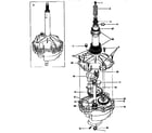 Kenmore 41799375120 gearcase/transmission diagram