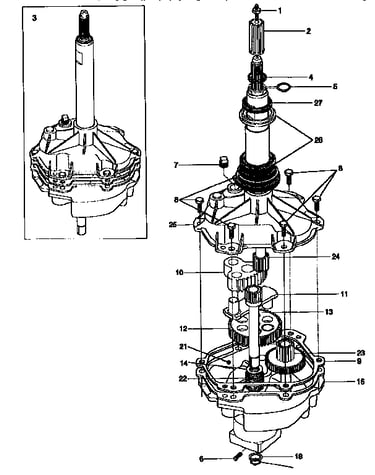 Gearcase/transmission