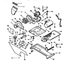 Kenmore 41799375820 blower and base diagram