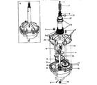 Kenmore 41799375820 gearcase/transmission diagram