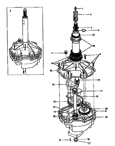Gearcase/transmission