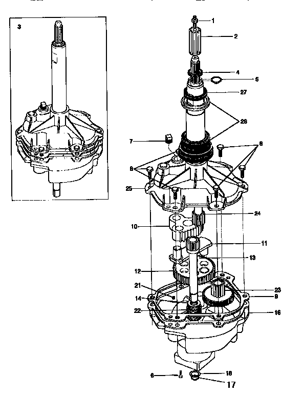 GEARCASE/TRANSMISSION