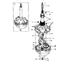 Kenmore 41799390830 gearcase/transmission diagram