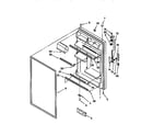 Kenmore 1069750510 refrigerator door diagram