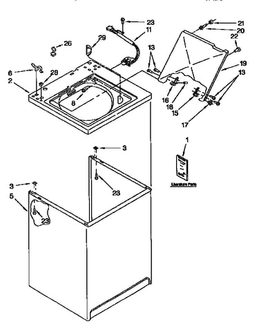 Top and cabinet