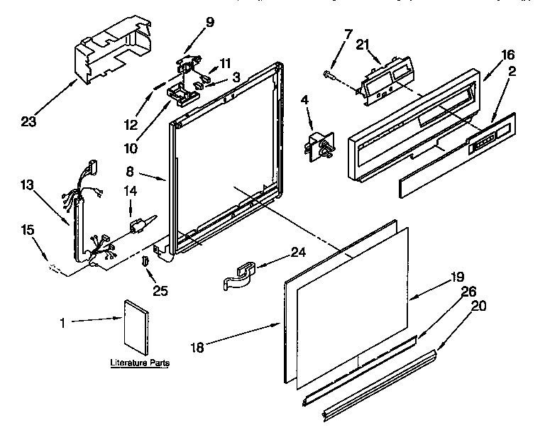 Frame and console