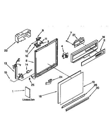 Frame and console
