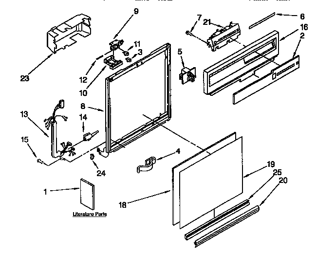 Frame and console