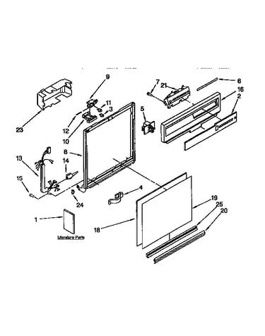 Frame and console
