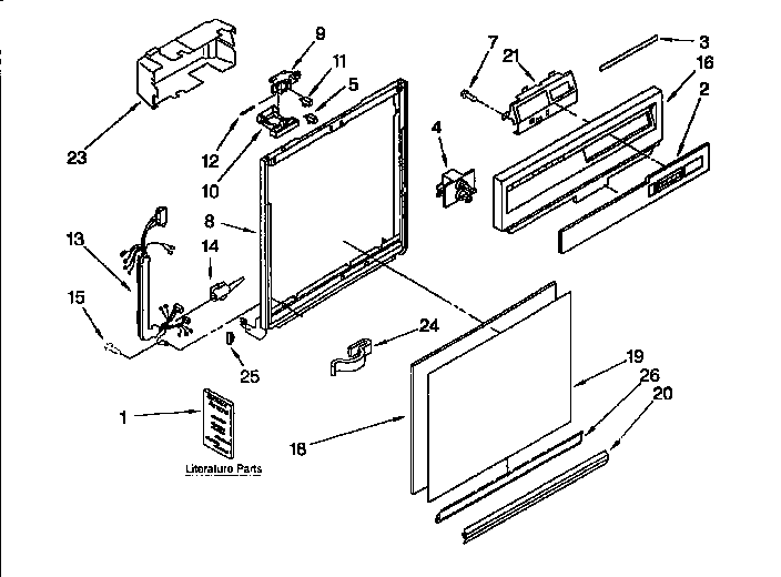 Frame and console