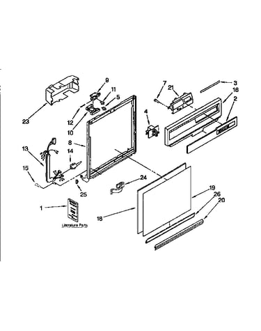 Frame and console