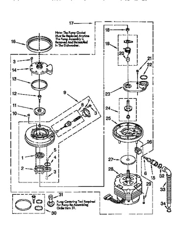 Pump and motor