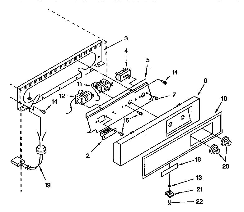 ESCUTCHEON AND CONTROL COMPONENTS