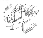 Kenmore 6651674994 frame and console diagram