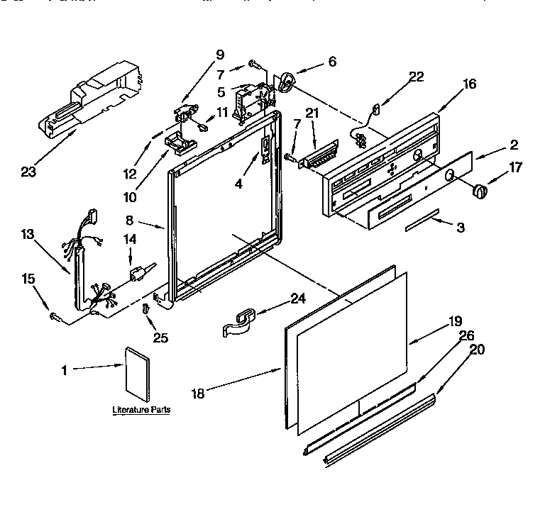 Frame and console