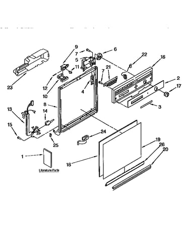 Frame and console