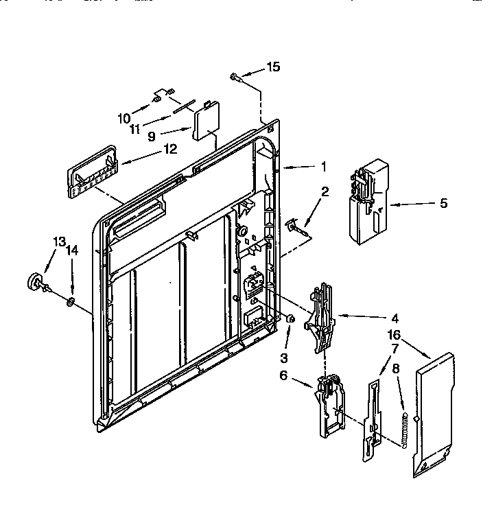 Inner door parts