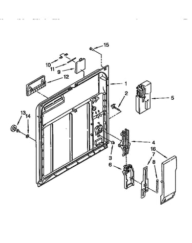 Inner door parts