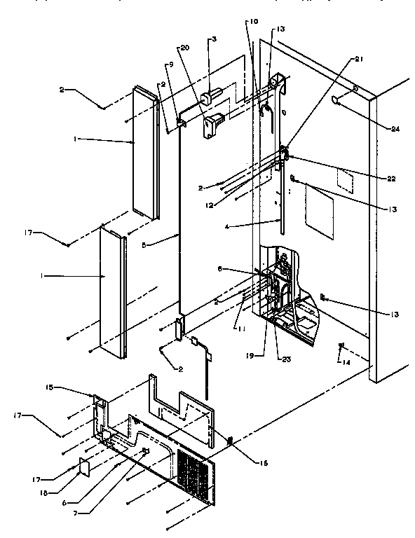 Cabinet back