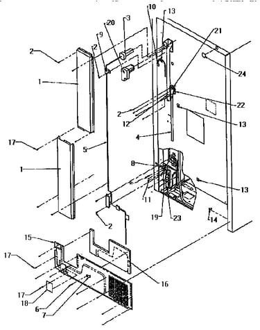 Cabinet back