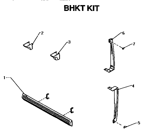 Accessory kit parts