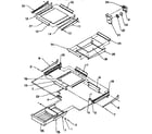 Amana TSI18R2-P1182102W cabinet shelving diagram