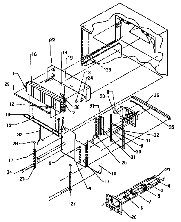 Evaporator area