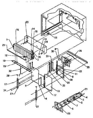 Evaporator area
