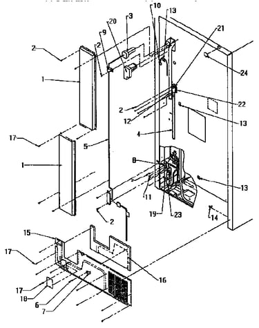 Cabinet back