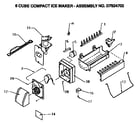 Amana TSI18R2-P1182102W icemaker compact diagram