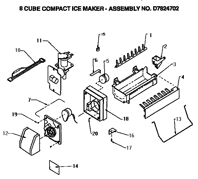 Icemaker compact