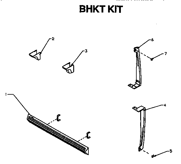 Accessory kit parts