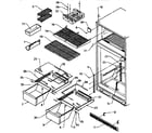 Amana TS18R2-P1158411W cabinet shelving diagram