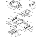 Amana TS18R2-P1158411W cabinet shelving diagram